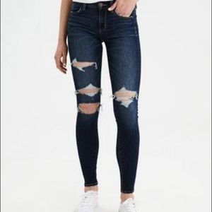 American Eagle ripped jeans